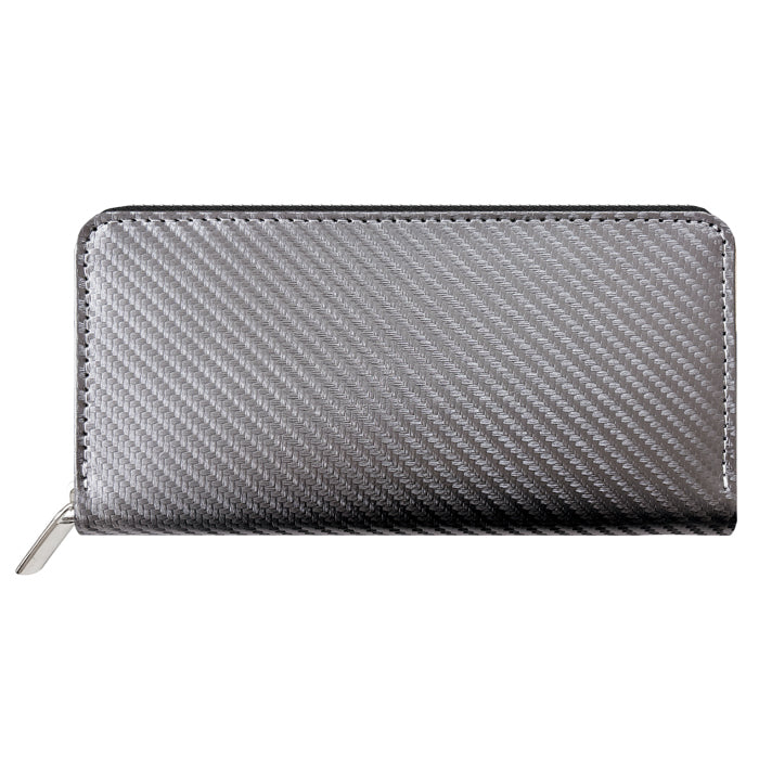 【ルイショップ】 カーボン ラウンド型 長財布