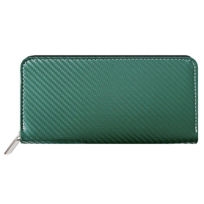 【ルイショップ】 カーボン ラウンド型 長財布
