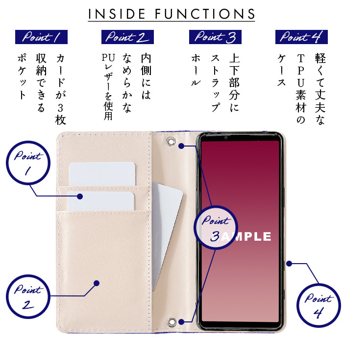 【ルイショップ】 iPhone・Galaxy・Xperia・AQUOS・Google Pixel|100機種以上 対応 本革 イタリア製 シェーブルレザー 手帳型 スマホケース