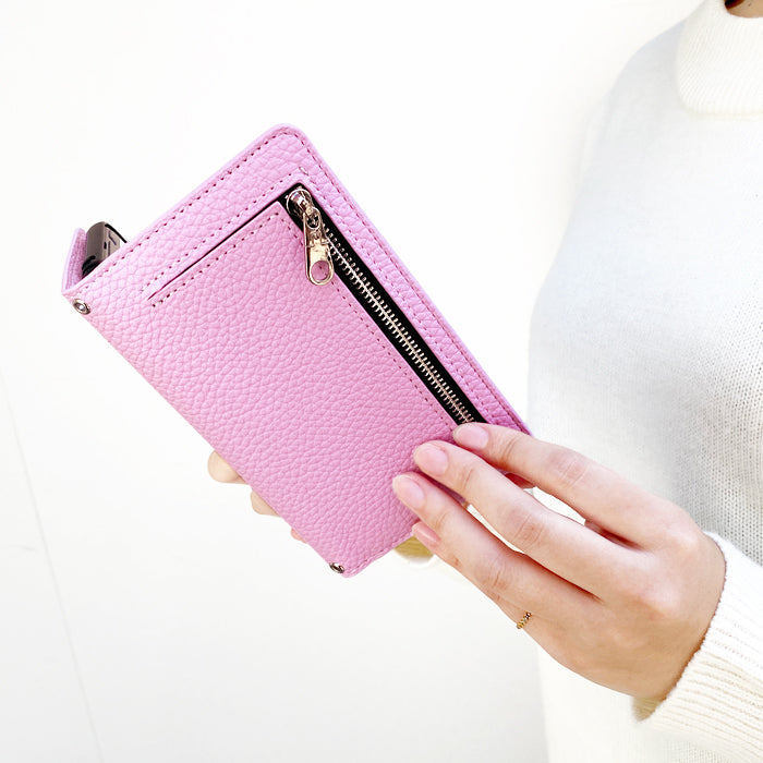 【ルイショップ】 Xperia Ace II SO-41B ケース カバー 財布付き 上品な 型押し 手帳型ケース 手帳型 so41b スマホケース スマホカバー 携帯ケース 携帯カバー