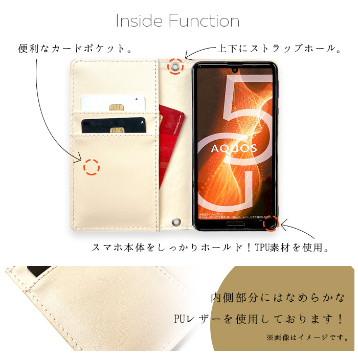 【ルイショップ】 iPhone・Galaxy・Xperia・AQUOS・Google Pixel|100機種以上 対応 本革 ハラコ風 ダルメシアン アニマル柄 手帳型 スマホケース