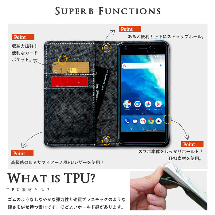 【ルイショップ】 iPhone・Galaxy・Xperia・AQUOS・Google Pixel|100機種以上 対応 本革 牛ヌメ革 ジェントルマン 手帳型 スマホケース