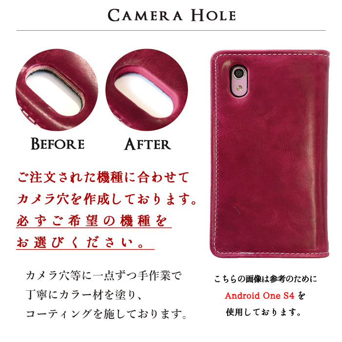 【ルイショップ】 iPhone・Galaxy・Xperia・AQUOS・Google Pixel|100機種以上 対応 本革 牛ヌメ革 ジェントルマン 手帳型 スマホケース