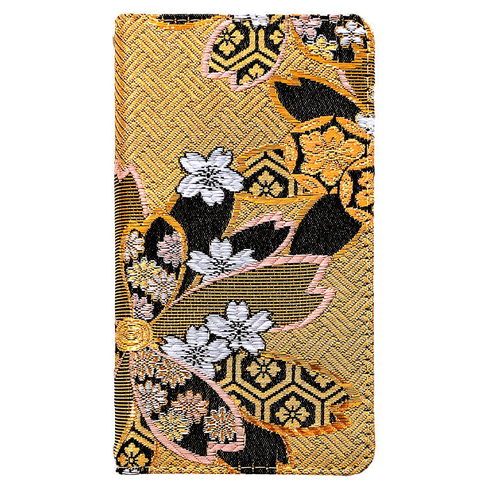 【ルイショップ】 AQUOS R9 SH-51E A401SH SH-M28 ケース 手帳型 カバー 西陣織 着物 松 手帳型ケース sh51e shm28 スマホケース スマホカバー 携帯ケース 携帯カバー