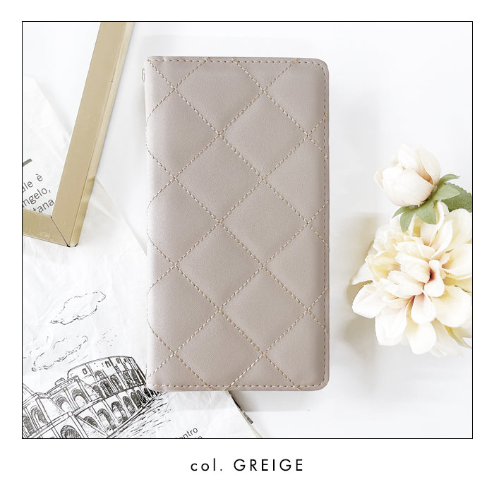 【ルイショップ】 BASIO active2 SHG12 / BASIO active SHG09 ケース 手帳型 簡単スマホ カバー 韓流 キルティング ニュアンスカラー 手帳型ケース ベイシオ アクティブ スマホケース スマホカバー 携帯ケース 携帯カバー