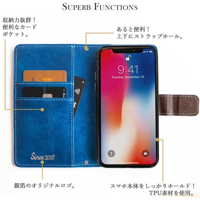 【ルイショップ】 Google pixel 3a ケース 手帳型 カバー 男爵 手帳型ケース グーグル ピクセル3a ケース スマホカバー 携帯ケース 携帯カバー