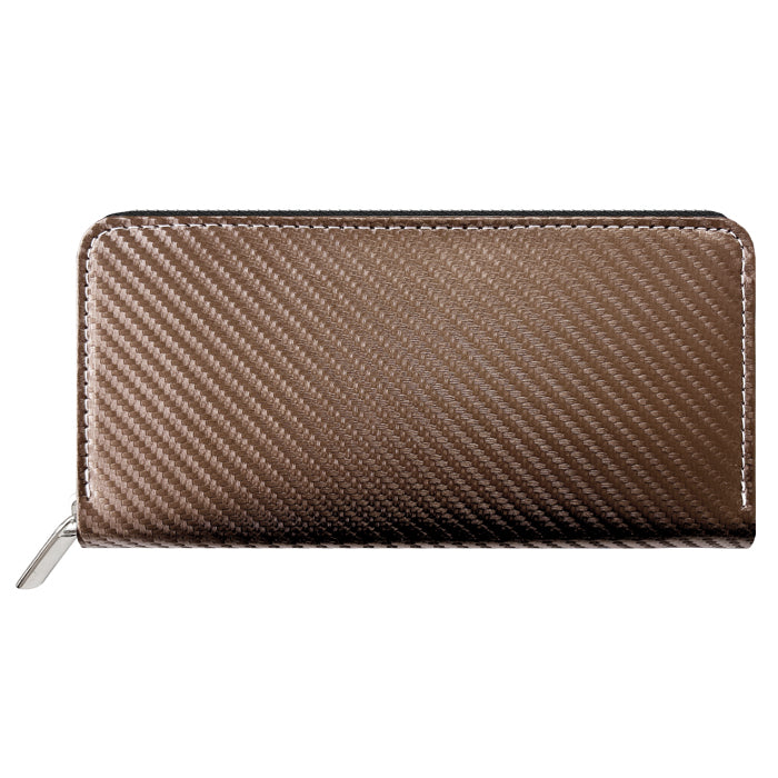 【ルイショップ】 カーボン ラウンド型 長財布