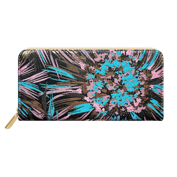 【ルイショップ】 西陣織 花火 ラウンド型 長財布