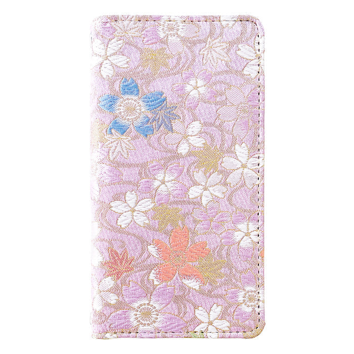【ルイショップ】 XPERIA 10 IV SO-52C SOG07 A202SO ケース 西陣織 着物 彩 手帳型ケース 手帳型 スマホケース