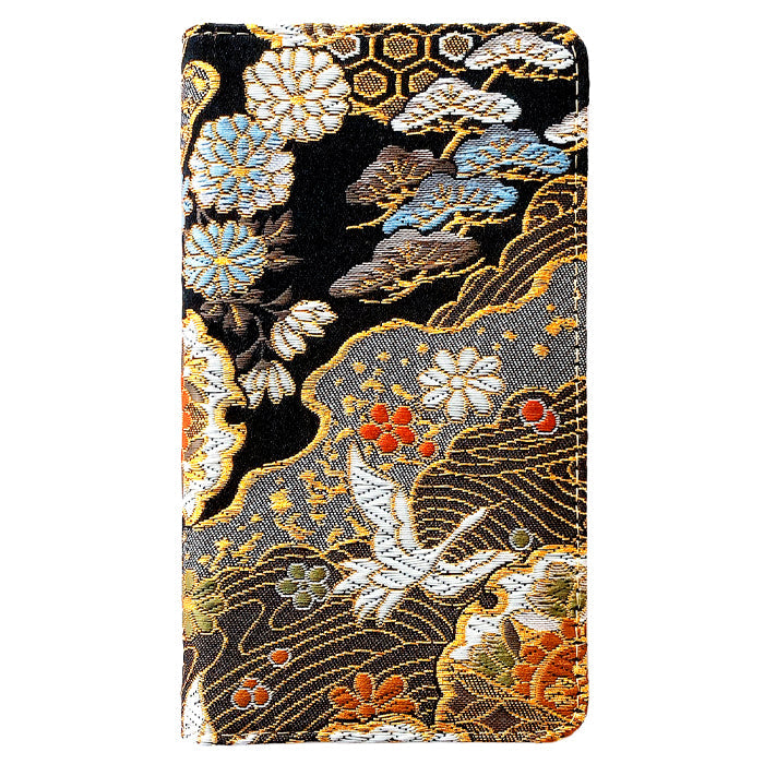 【ルイショップ】 iPhone 16 Plus ケース 手帳型 カバー 西陣織 着物 松 手帳型ケース アイフォン 16 プラス ケース スマホカバー 携帯ケース 携帯カバー