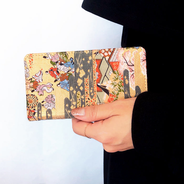 【ルイショップ】 GALAXY Feel2 SC-02L ケース 手帳型 カバー 西陣織 着物 松 手帳型ケース sc02l スマホケース スマホカバー 携帯ケース 携帯カバー