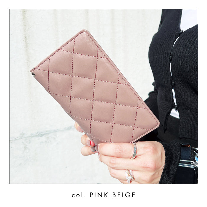 【ルイショップ】 arrows Alpha F-51F ケース 手帳型 M08 カバー 韓流 キルティング ニュアンスカラー アローズ f51f 手帳型ケース スマホケース スマホカバー 携帯ケース 携帯カバー