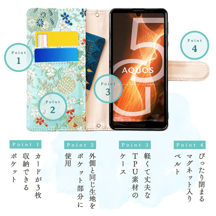 【ルイショップ】 Galaxy A22 5G SC-56B ケース 手帳型 カバー 雅 手帳型ケース sc56b スマホケース スマホカバー 携帯ケース 携帯カバー
